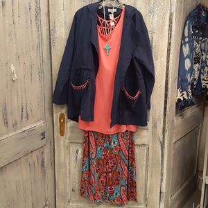 XL Jacket, Tunic and Palazzo Pant